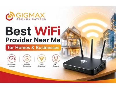Best WiFi Provider Near Me for Homes & Businesses | GIGMAX