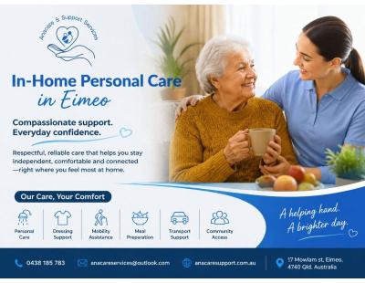 Warm In-Home Personal Care Eimeo Support That Truly Cares