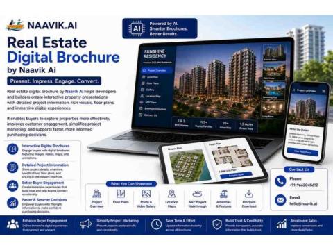 Real Estate Digital Brochure - Naavik Ai
