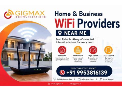 Home & Business WiFi Providers Near Me | GIGMAX