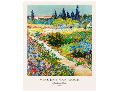 Van Gogh Garden At Arles Poster – Artistic Wall Decor for Elegant Home Interiors | Poster Master