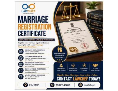 Marriage Registration Certificate in Delhi | Expert Marriage Registration Lawyers