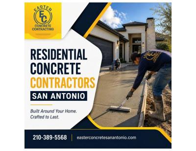 Residential Concrete Contractors San Antonio