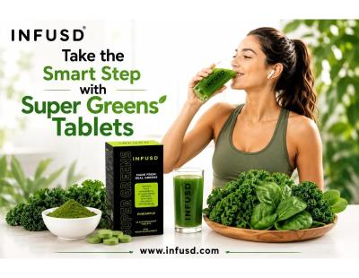 Take the Smart Step with Super Greens Tablets
