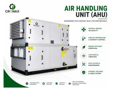 Air Handling Unit (AHU) | HVAC Solutions | Cronax Industries