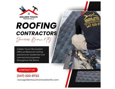 Roofing Contractors Services Bronx NY | Golden Touch Renovation