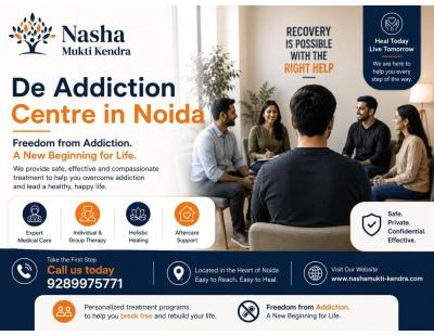 Trusted De Addiction Centre in Noida for Complete Recovery Care