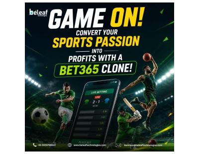 Game On! Convert Your Sports Passion into Profits with a Bet365 Clone!