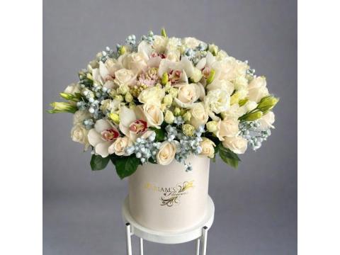 Buy White Roses Flower Bouquet Online in USA | Fresh White Rose Delivery