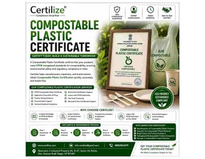 CPCB Compostable Plastic Certificate in India