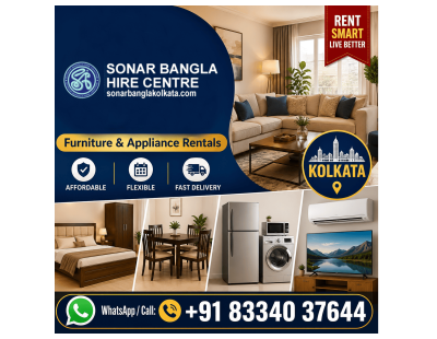 Complete Furniture and Appliance Rental Solutions in Kolkata | Fast Delivery & Flexible Plans