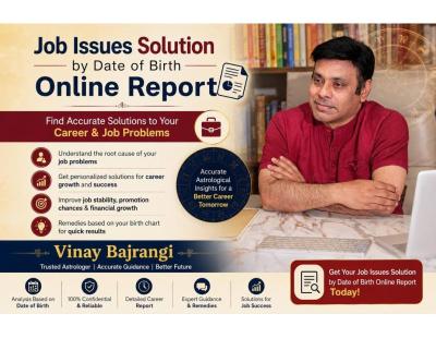 Online Astrology Report for Job Issues Solution by Date of Birth
