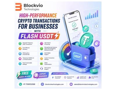 High-Performance Crypto  Transactions for Businesses with Flash USDT