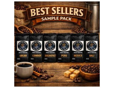 Try Before You Buy: Fresh-Roasted Coffee Sampler Pack – Free U.S. Shipping