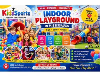 Best Indoor Playground in Mississauga | KidSports Indoor Playground