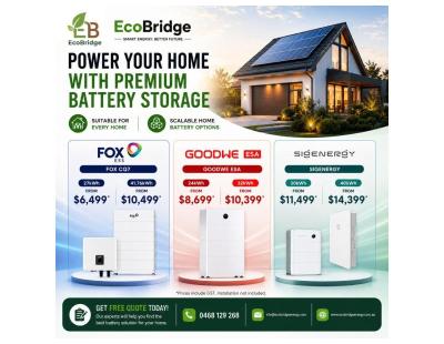 Premium Home Battery Storage – Save More on Your Energy Bills!
