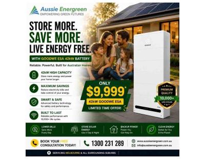 GoodWe ESA 42kW Battery – Store More, Save More | Aussie Energreen