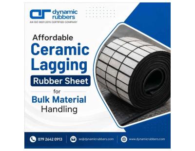 Affordable Ceramic Lagging Rubber Sheet for Bulk Material Handling