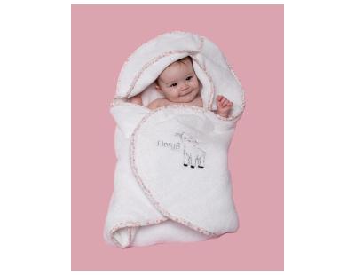 Buy Luxury Hooded PinkTowel For Baby Girl
