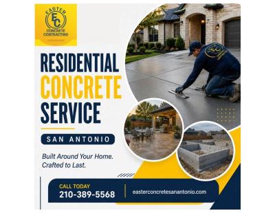 Residential Concrete Service San Antonio