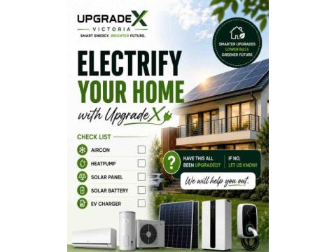 Electrify Your Home with UpgradeX Victoria! ⚡🏡