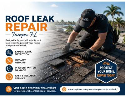 Emergency Roof Leak Repair Tampa FL – Protect Your Property