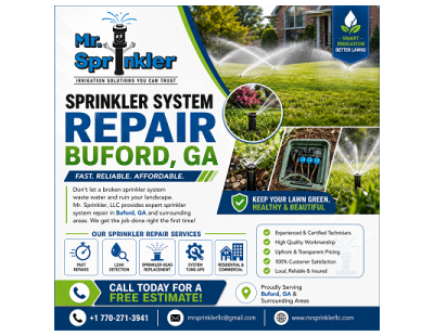 Sprinkler System Repair Buford, GA