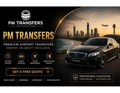 Choose PM Transfers for Premium Gold Coast Airport Transfers