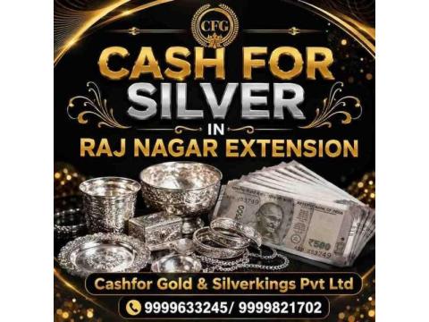 Cash For Silver In Raj Nagar Extension | Trusted Silver Buyer