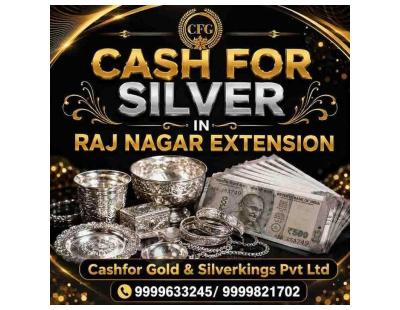 Cash For Silver In Raj Nagar Extension | Trusted Silver Buyer
