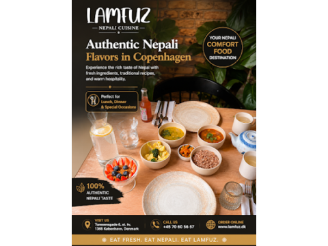 Authentic Nepalese Restaurant in  Copenhagen
