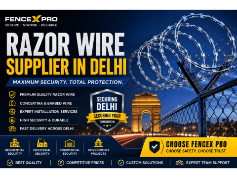 Razor Wire Supplier in Delhi | Premium Razor Wire Manufacturer & Installation Services