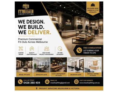 Commercial Shop Fitters Melbourne | Premium Fit-Out Specialists