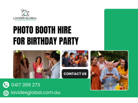Don't Let Your Party Feel Ordinary – Book Photo Booth Hire for Birthday Party