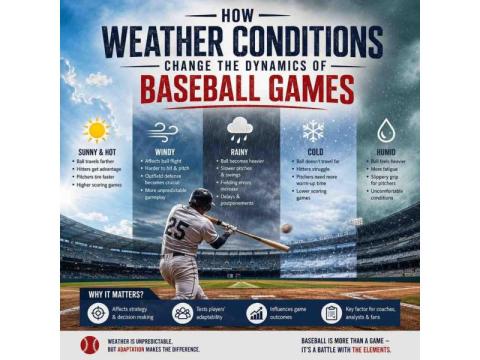 How Weather Conditions Change the Dynamics of Baseball Games