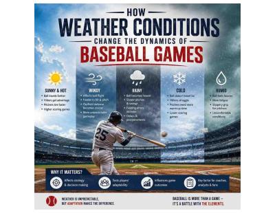 How Weather Conditions Change the Dynamics of Baseball Games