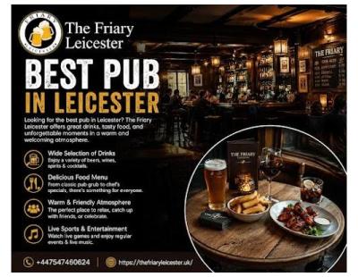 Best Pub in Leicester for Food, Drinks and Social Gatherings