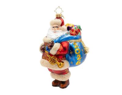 Christopher Radko Santa Ornaments – Handcrafted European Glass Collectibles