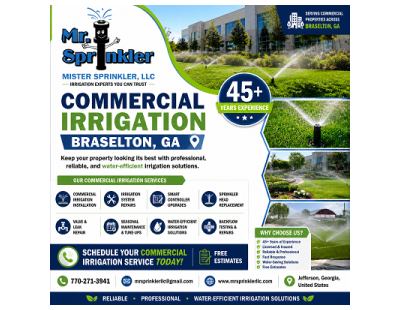 Commercial Irrigation Braselton, GA