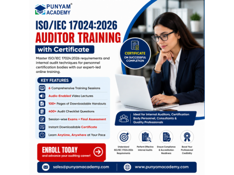 Best ISO/IEC 17024:2026 Auditor Training Online