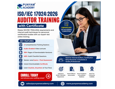 Best ISO/IEC 17024:2026 Auditor Training Online