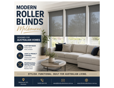 Modern Roller Blinds Melbourne – Designed for Australian Homes
