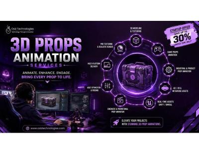 Bring Your Digital Assets to Life with Professional 3D Props Animation Services: