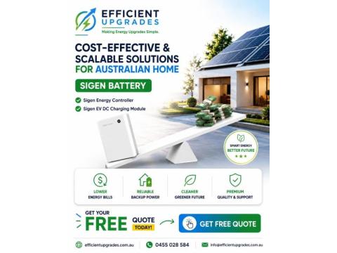 Cost-Effective & Scalable Solar Battery Solutions for Australian Homes