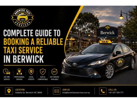 Travel Smarter with Berwick’s Reliable Taxi Service – Book Now