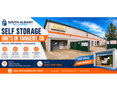 Riverside Storage Unit in Tangent for Secure, Flexible Storage