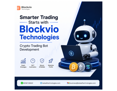 Smarter Trading Starts with Blockvio Technologies Crypto Trading Bot Development