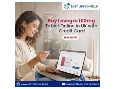 Buy Lovegra 100mg Tablet Online in UK with Credit Card