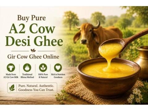 Buy Pure A2 Cow Desi Ghee - Gir Cow Ghee Online