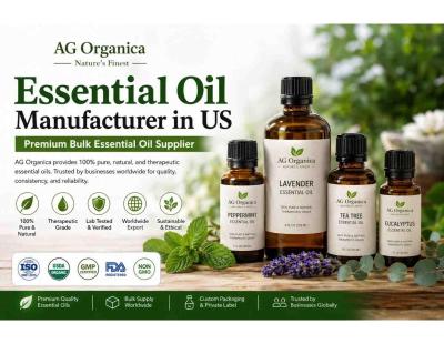 Essential Oil Manufacturer in US | Premium Bulk Essential Oil Supplier